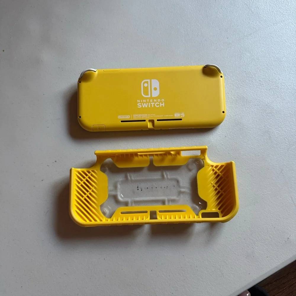 Yellow Handheld Gaming Console